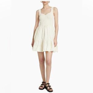 NWT 🏷️ Tanya Taylor Cream Mini Dress